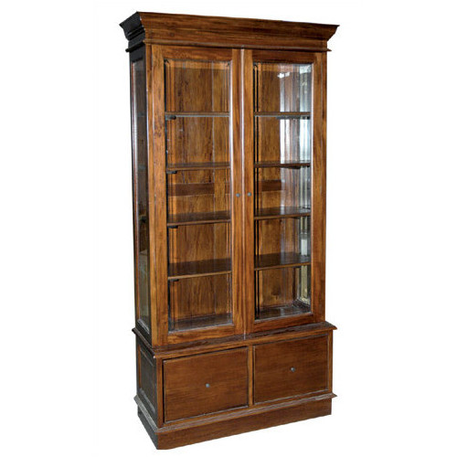 Tall Glass Front Bookcase Temple & ster