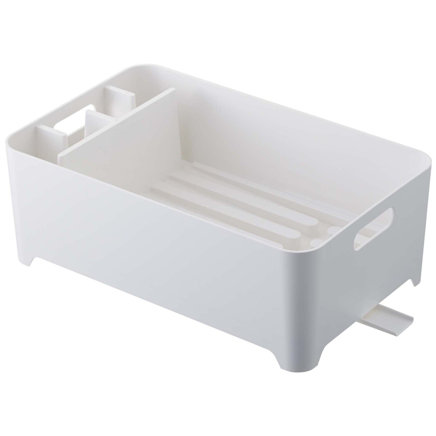 White Yamazaki ABS Dish Drainer Basket