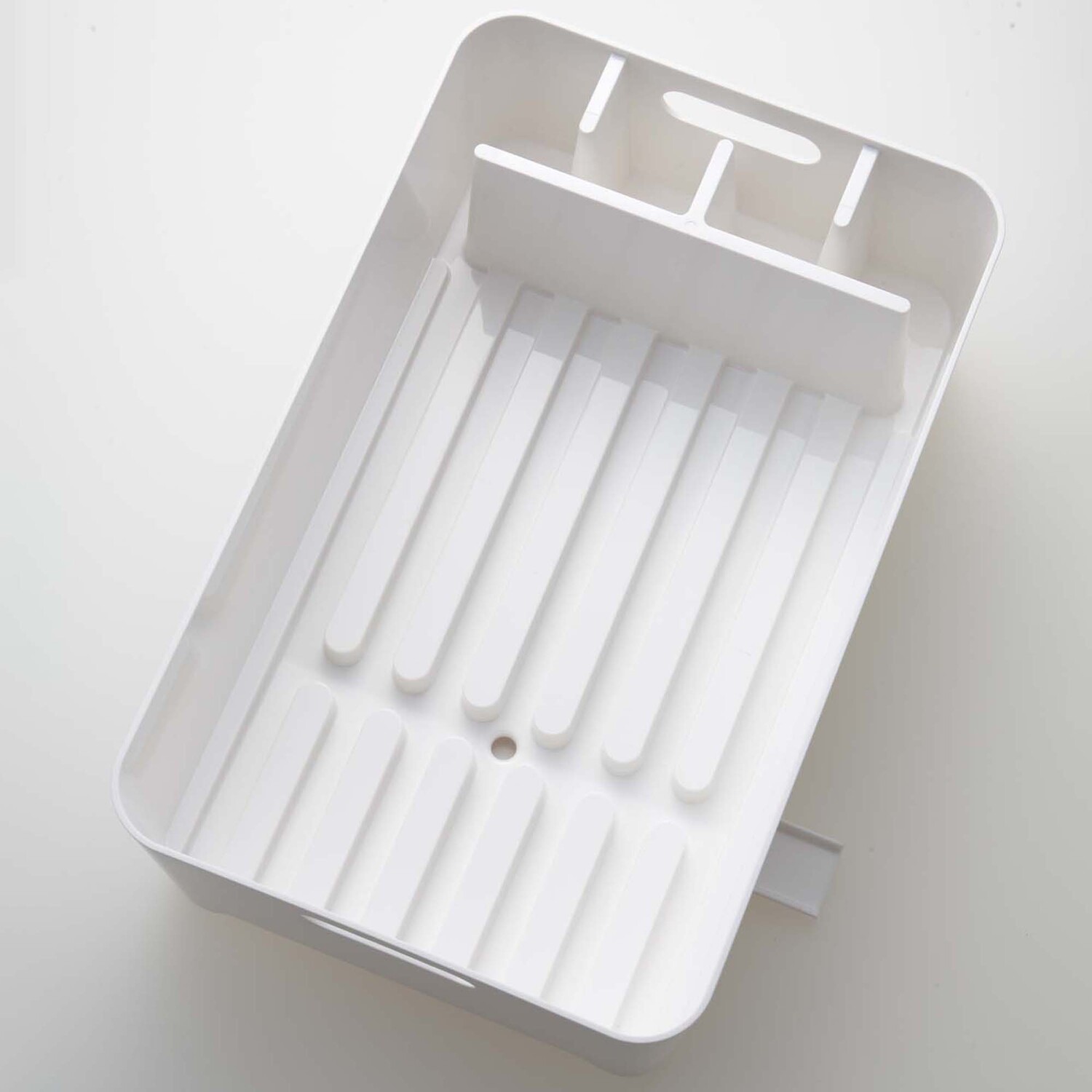 White Yamazaki ABS Dish Drainer Basket