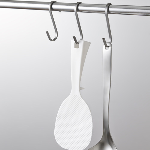White Yamazaki ABS Standing Rice Scoop