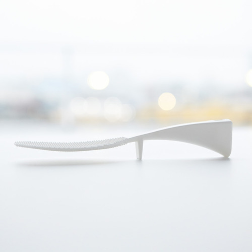 White Yamazaki ABS Standing Rice Scoop