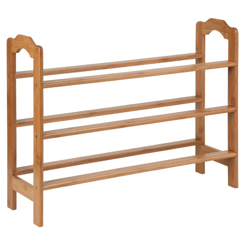 Yamazaki 3 Tier Bamboo Shoe Rack & Reviews | Temple & Webster