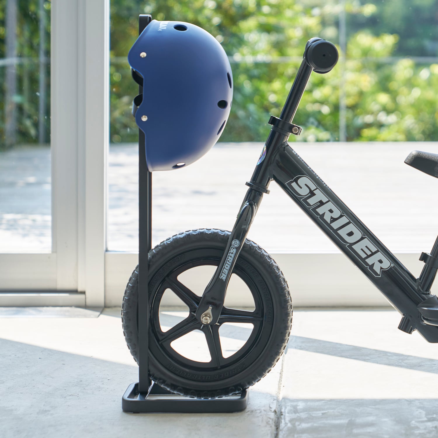 Tower Kids Balance Bike & Helmet Stand