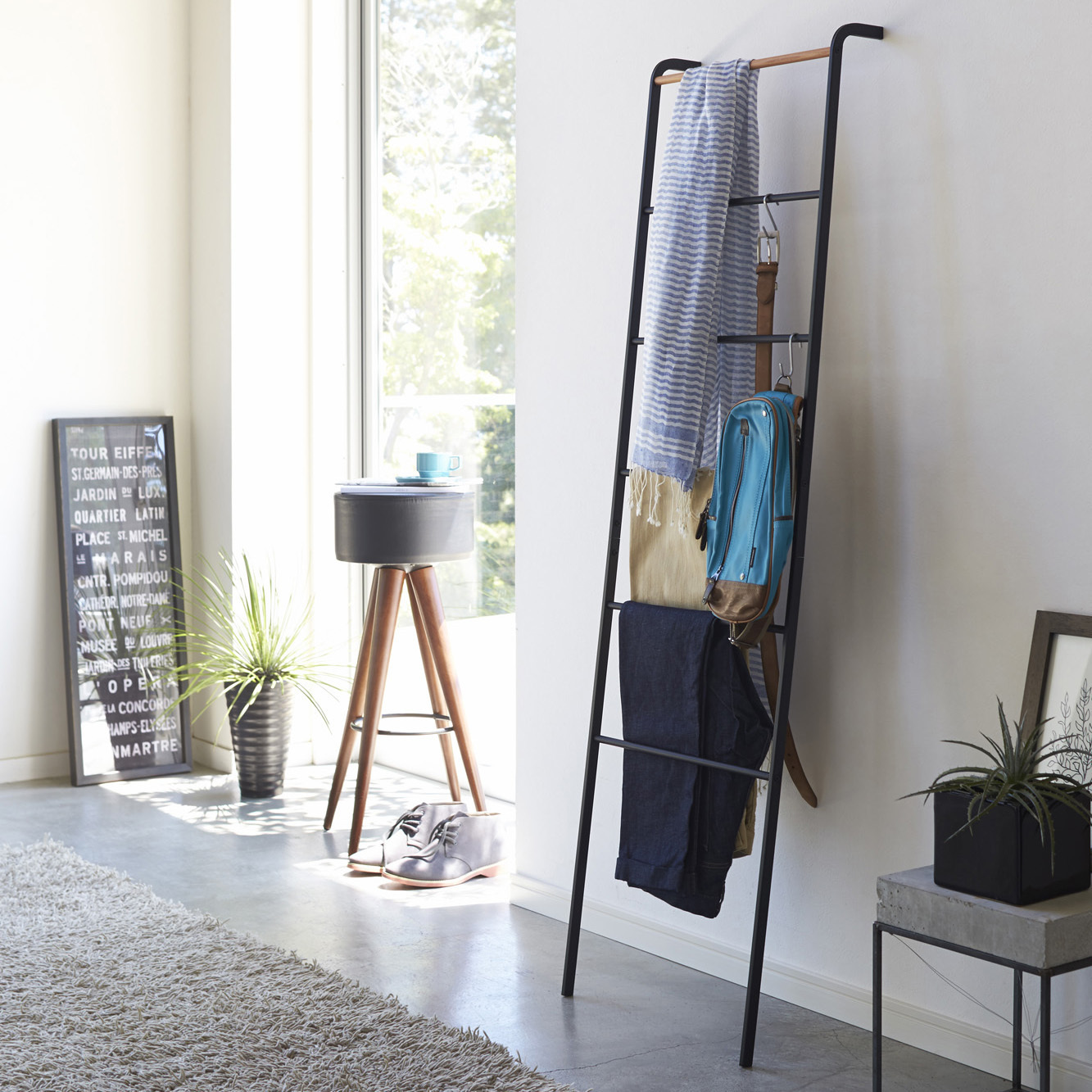 Yamazaki-Ladder-Clothing-Rack