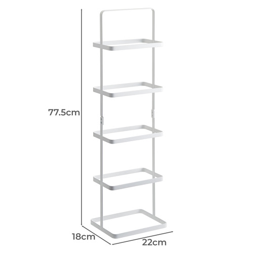 Tower 5 Tier Shoe Rack