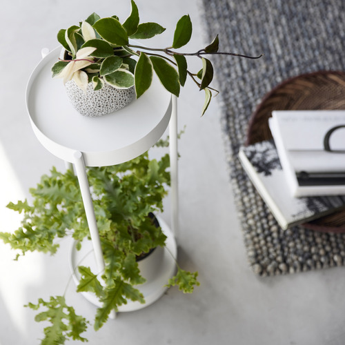 Tower Plant Stand with Castor Wheels