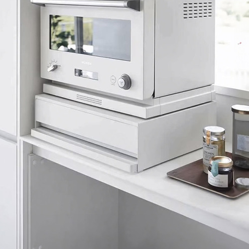Isle Sliding Countertop Tray with Drawer