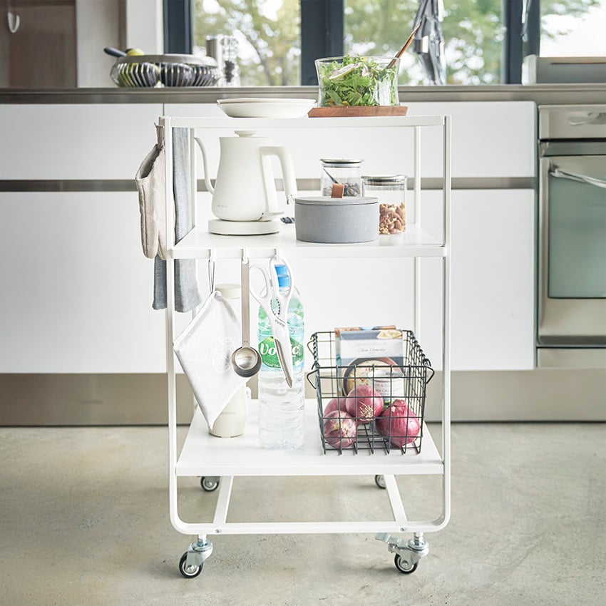 Tower 3 Tier Kitchen Trolley