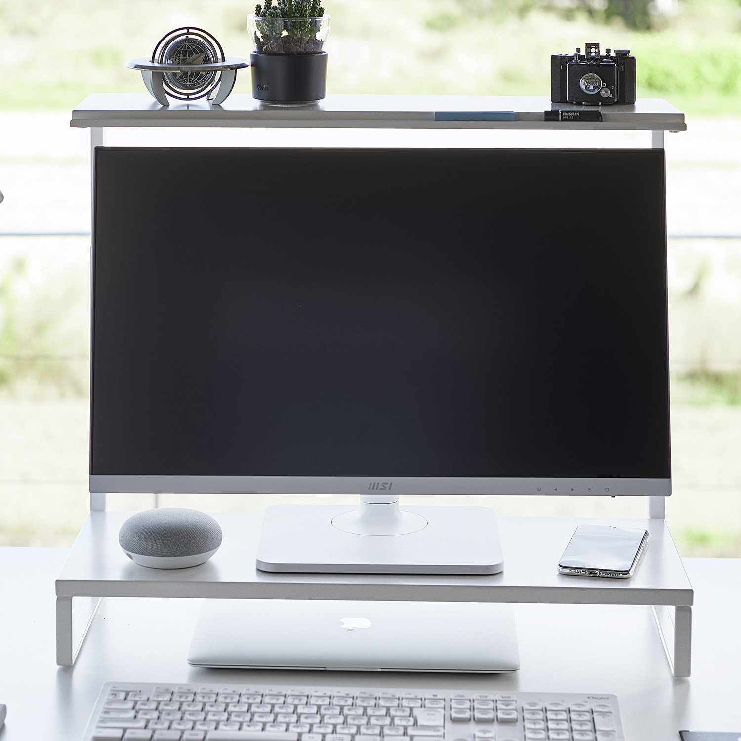 Tower 2-Tier Monitor Stand