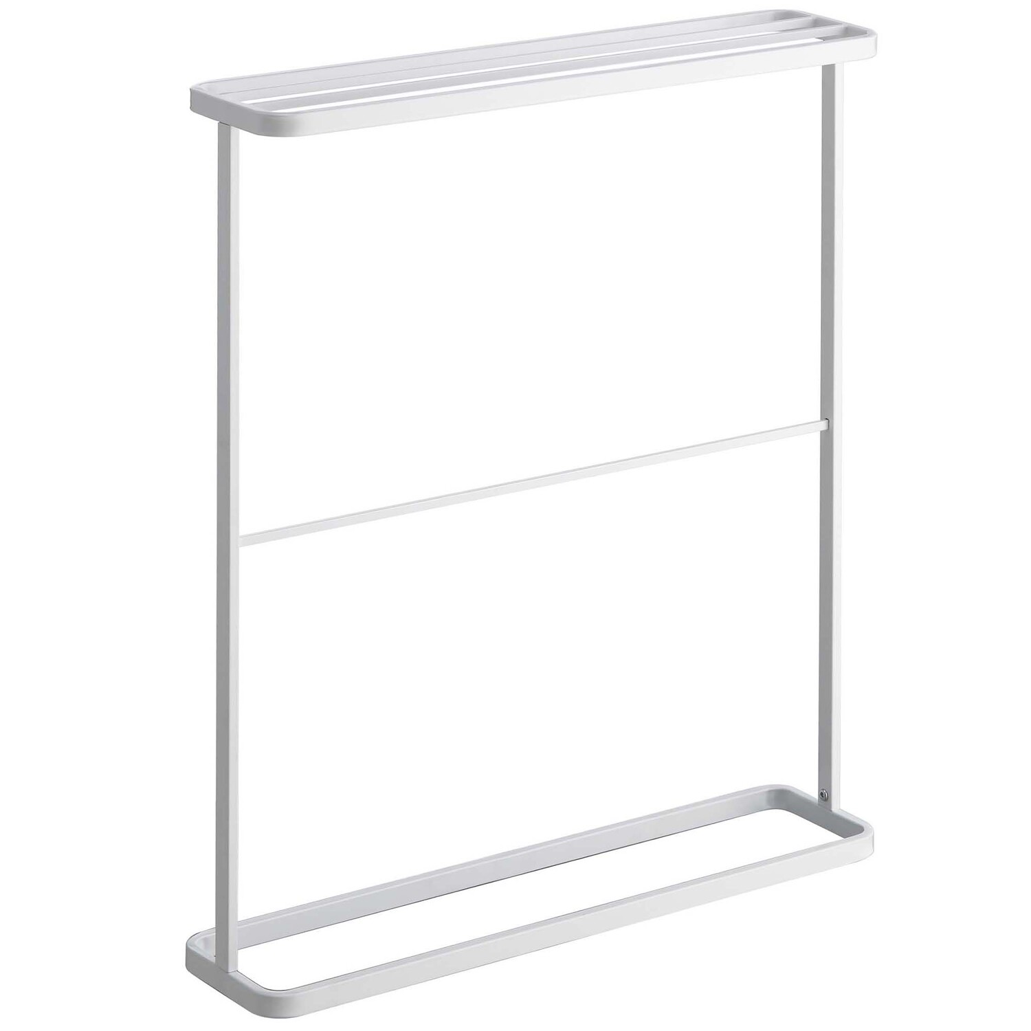 White Tosca Metal Bath Towel Hanger