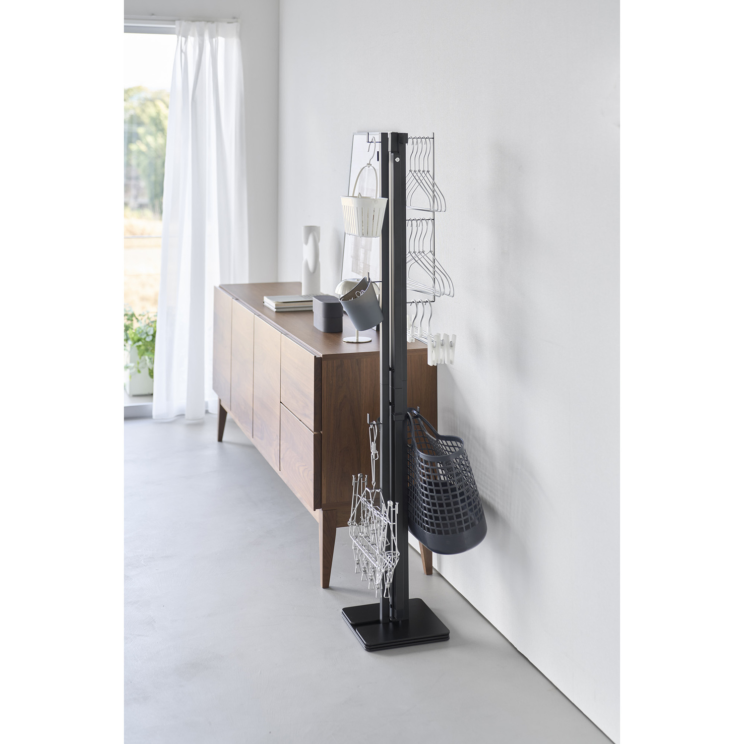 Tower 2-Bar Collapsible Clothes Drying Rack