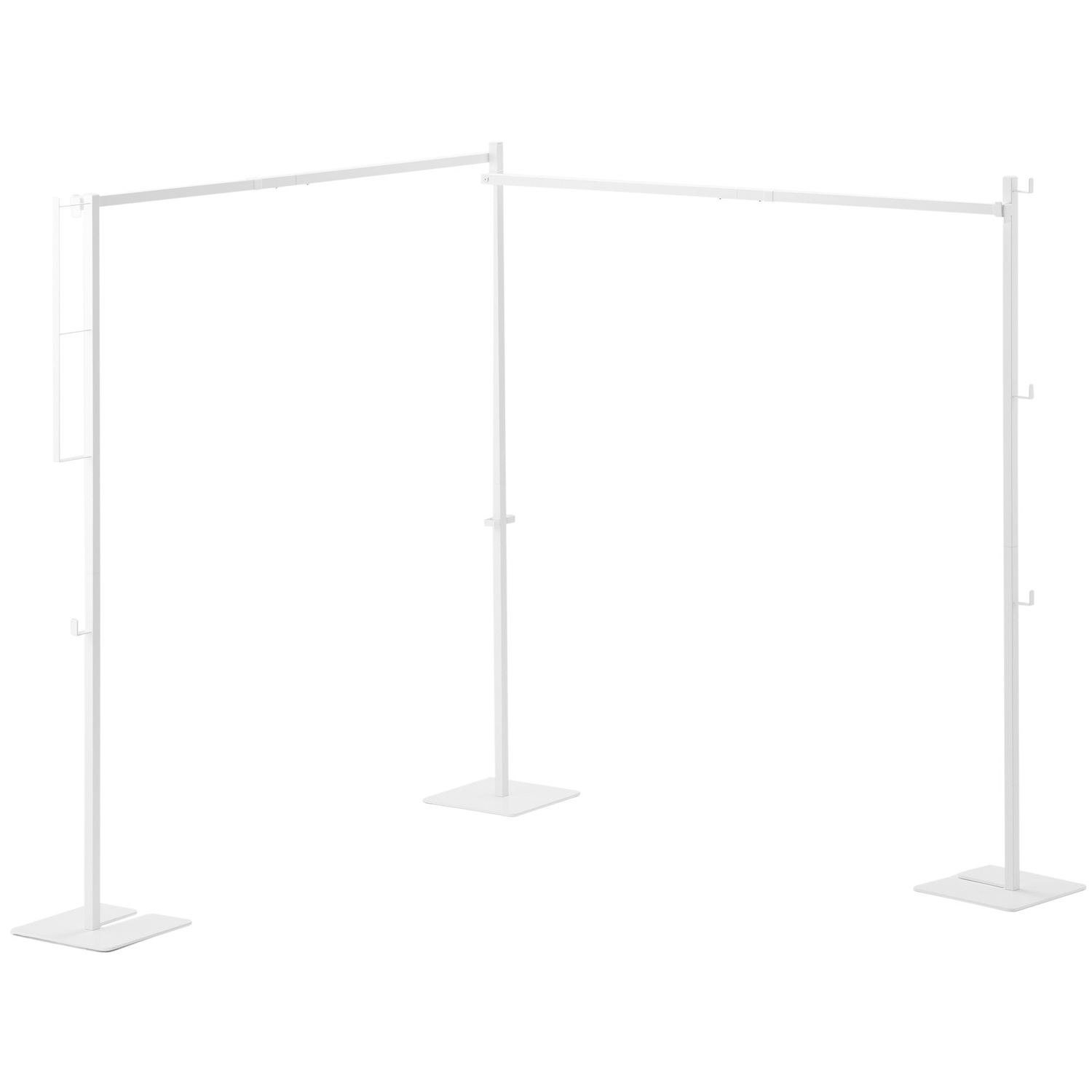 Tower 2-Bar Collapsible Clothes Drying Rack