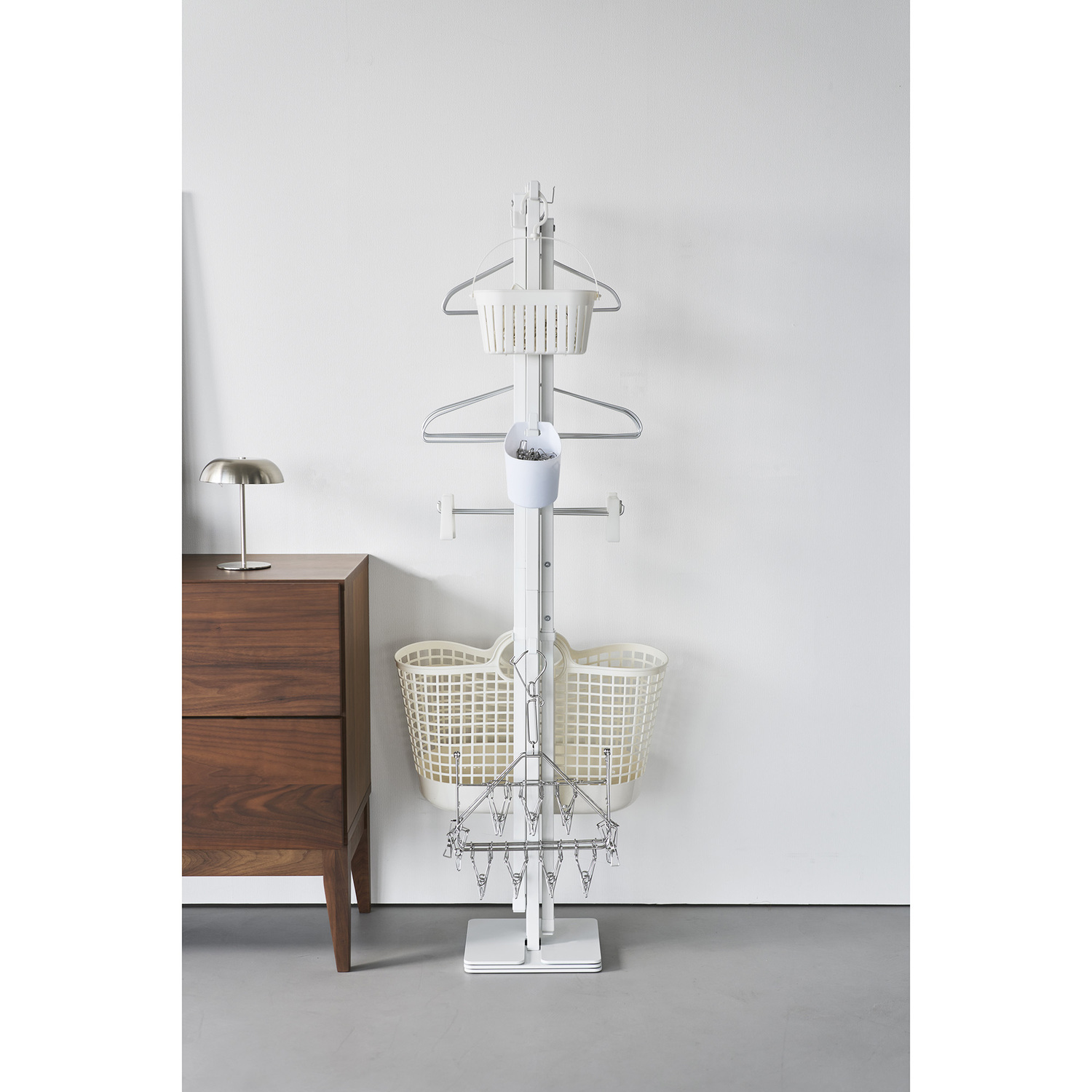 Tower 2-Bar Collapsible Clothes Drying Rack