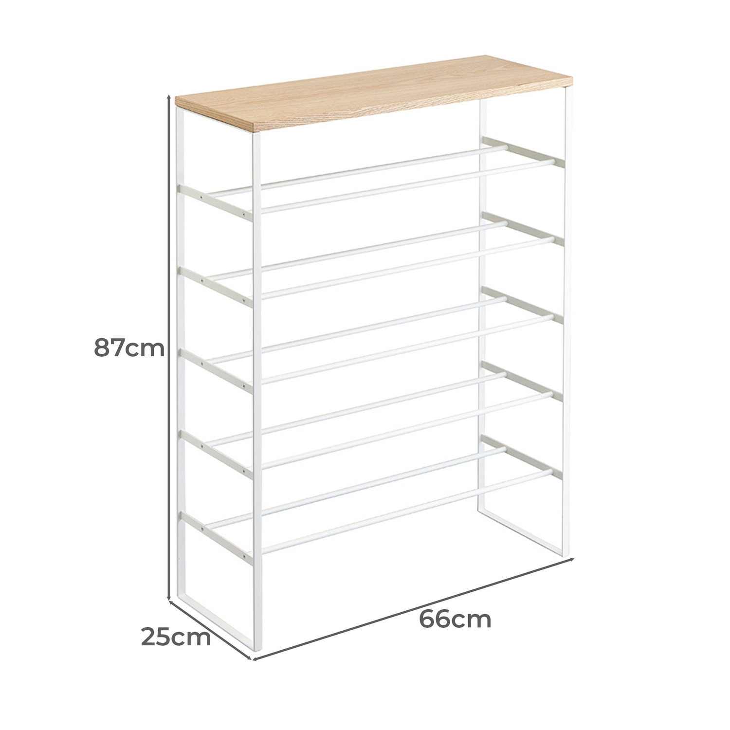 Tower 5 Shelf Shoe Rack