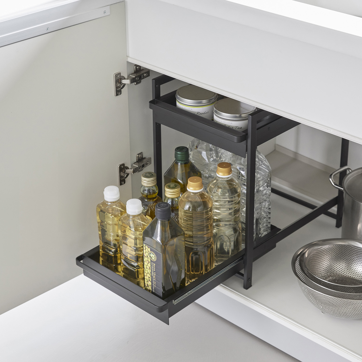 Tower 2 Tier Sliding Under-Sink Organiser