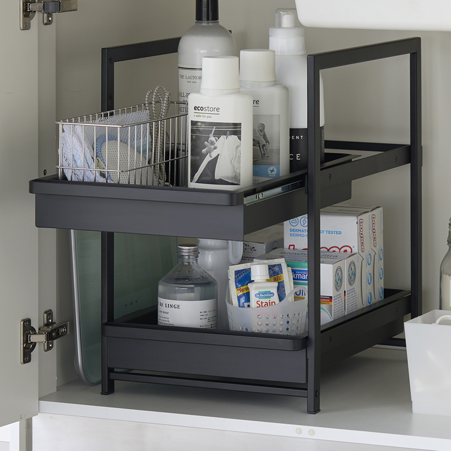 Tower 2 Tier Sliding Under-Sink Organiser