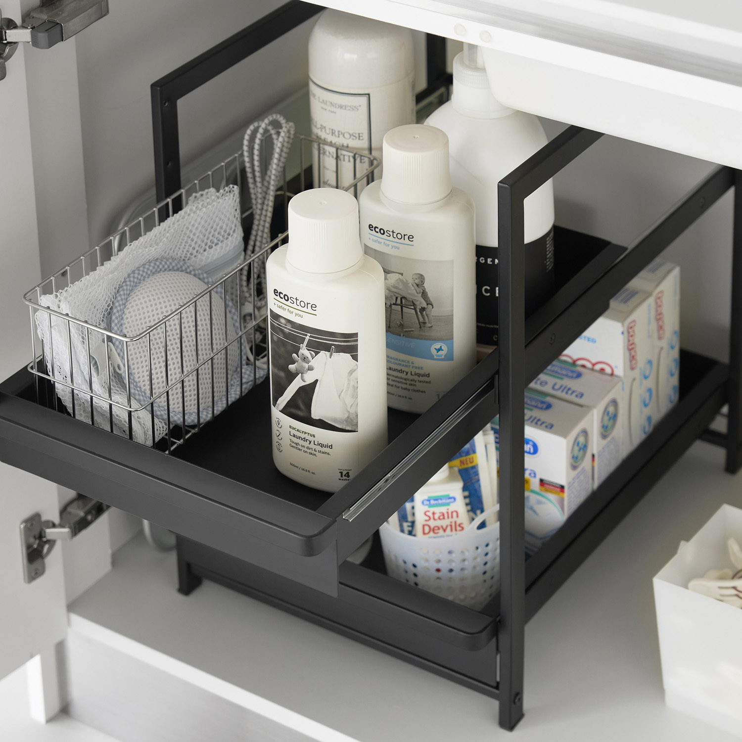 Tower 2 Tier Sliding Under-Sink Organiser