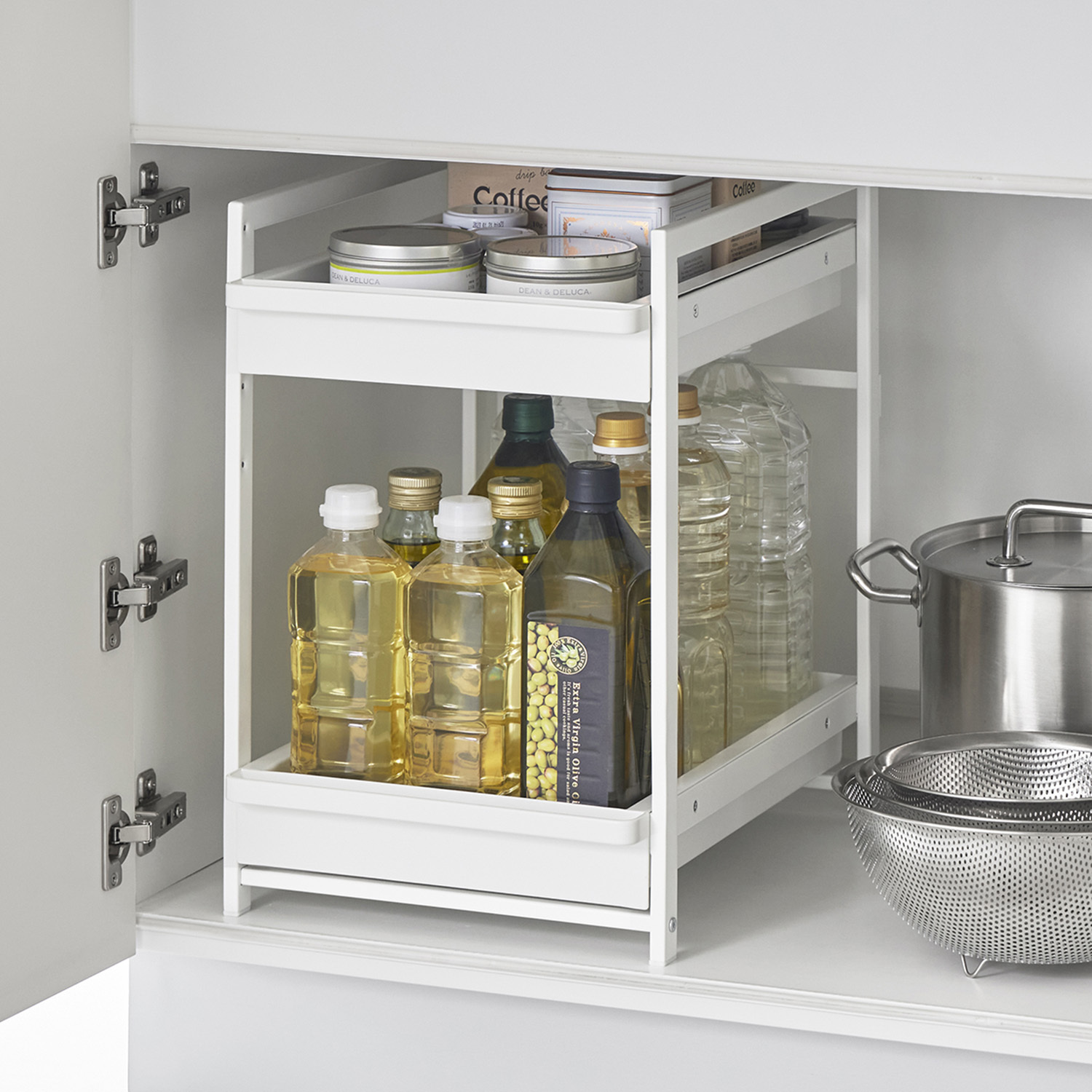 Tower 2 Tier Sliding Under-Sink Organiser