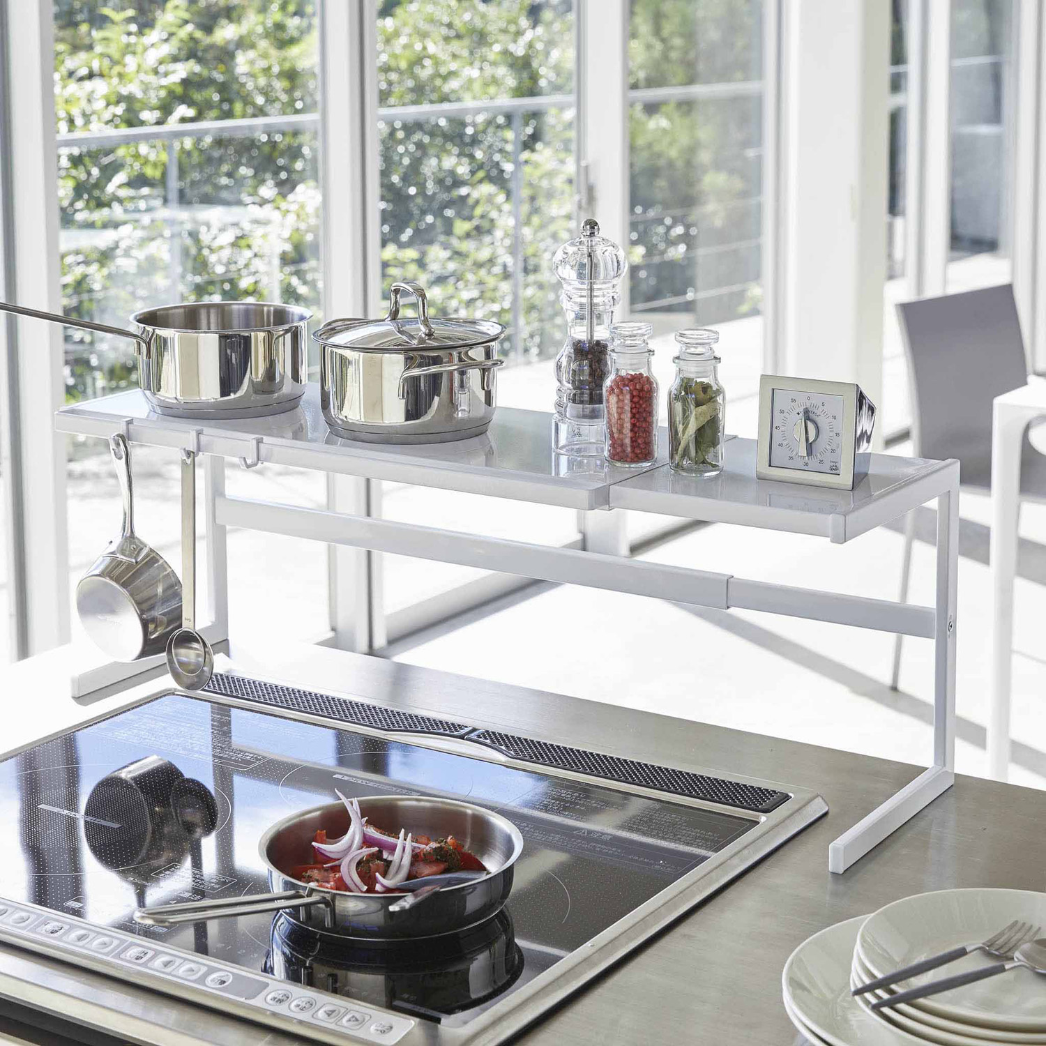 Tower Extendable Kitchen Shelf