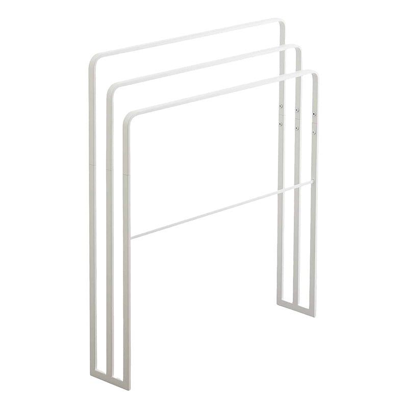 Tower 700 x 800mm White 3 Bar Towel Stand