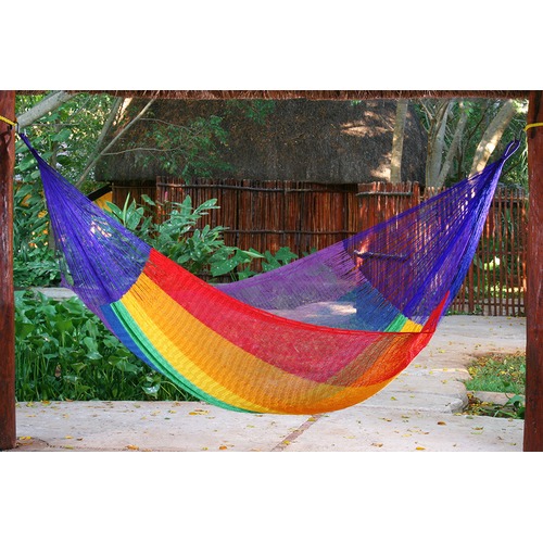 Rainbow Cotton Hammock
