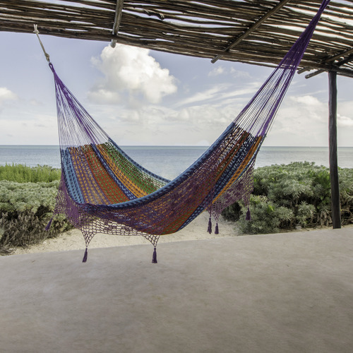 Cotton Hammock with Fringe in Cream