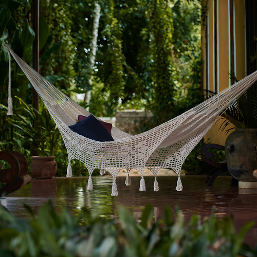 Cotton Hammock with Fringe
