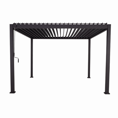 2.5m Fairhaven Aluminium Square Louvered Gazebo