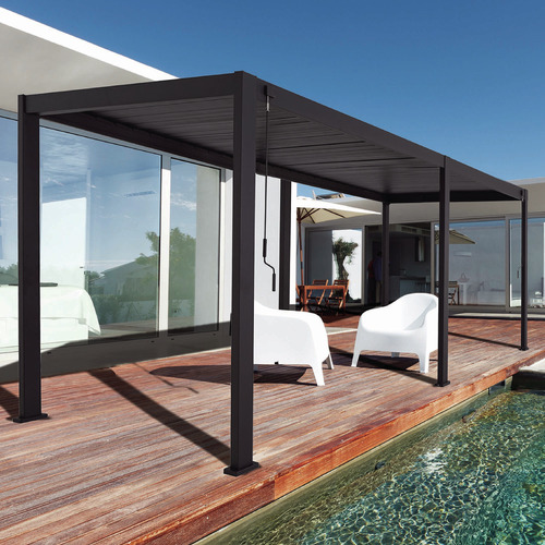 Fairhaven Aluminium Rectangular Louvered Gazebo