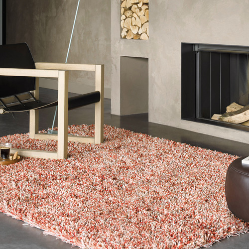 Red Young Hand-Tufted Pure New Wool Rug