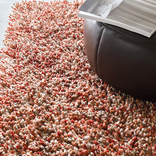 Red Young Hand-Tufted Pure New Wool Rug