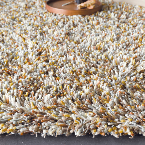 Mustard Young Hand-Tufted Pure New Wool Rug