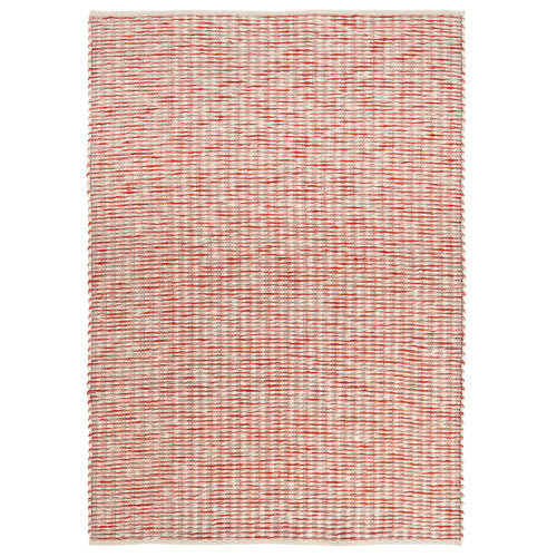 Red Grain Hand-Woven Pure New Wool Rug