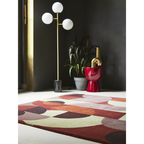 Red Decor Cosmo Hand-Tufted Wool Rug