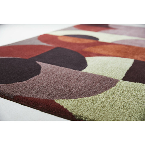 Red Decor Cosmo Hand-Tufted Wool Rug