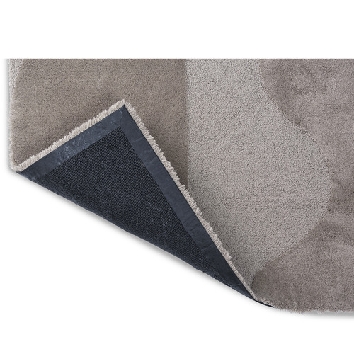 Cement Twinset Mural Tufted Wool Rug