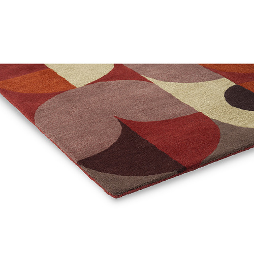 Red Decor Cosmo Hand-Tufted Wool Rug