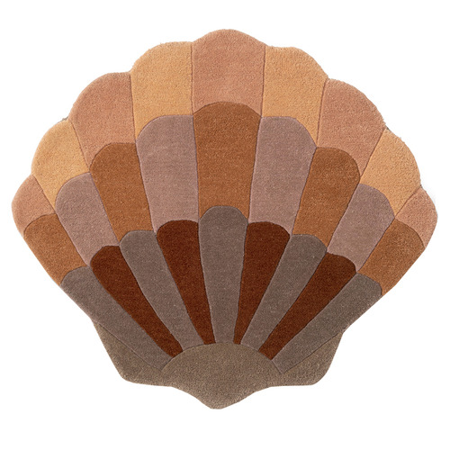 Powder Decor Shell Hand-Tufted Wool Rug