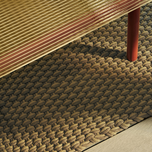 Thyme Pine Lace Hand-Woven Outdoor Rug