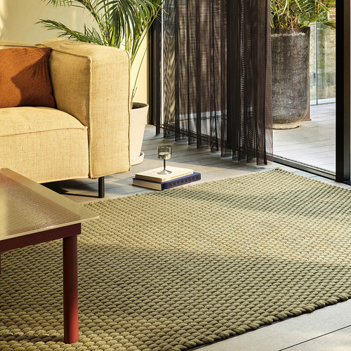 Thyme Pine Lace Hand-Woven Outdoor Rug