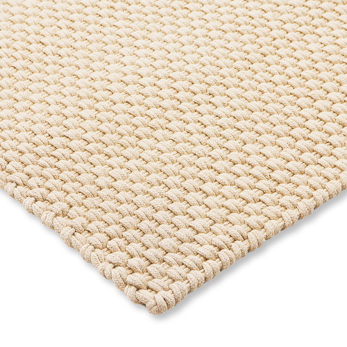 White Sand Lace Hand-Woven Outdoor Rug