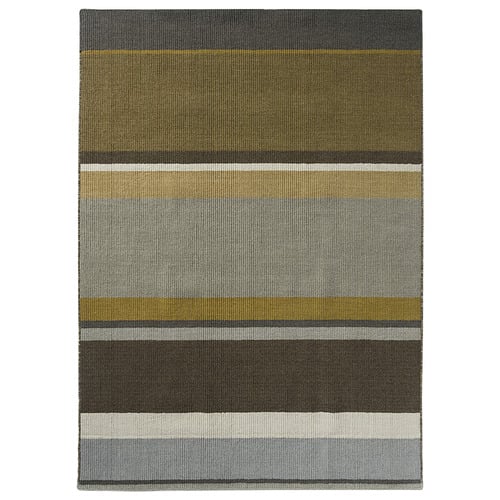Ochre Artisan Stack Hand-Woven Pure New Wool Rug