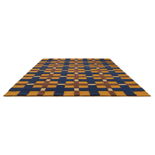 Golden Ochre Decor Milano Hand-Tufted Pure New Wool Rug