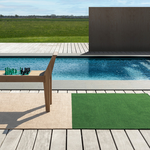 Spring Green Deck Hand-Woven Indoor/Outdoor Rug | Temple & Webster