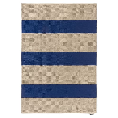 Electric Blue Deck Hand-Woven Indoor/Outdoor Rug