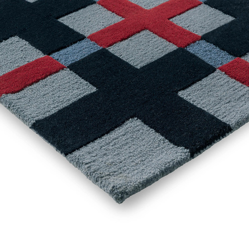 Royal Blue Decor Milano Hand-Tufted Pure New Wool Rug