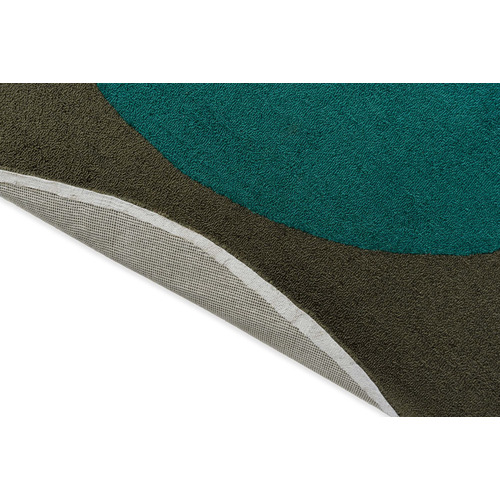 Aqua Habitat Festival Round Rug