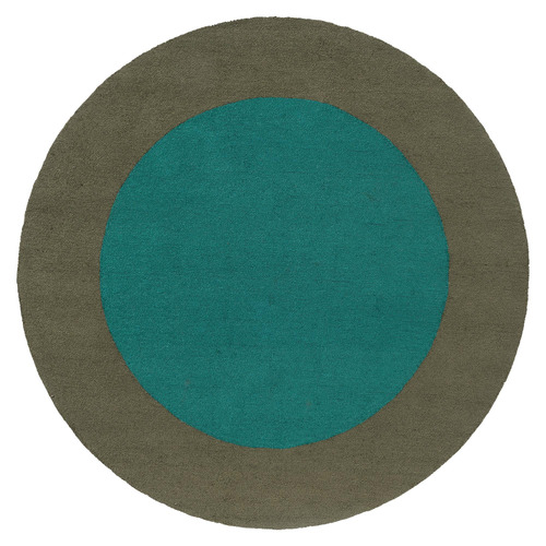 Aqua Habitat Festival Round Rug