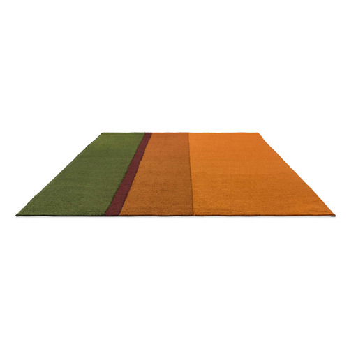 Orange Habitat Festival Striped Rug