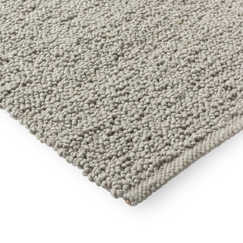 Ash Bond Hand-Woven Pure New Wool & Jute Rug